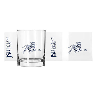 Jackson State 14oz Gameday Rocks Glass