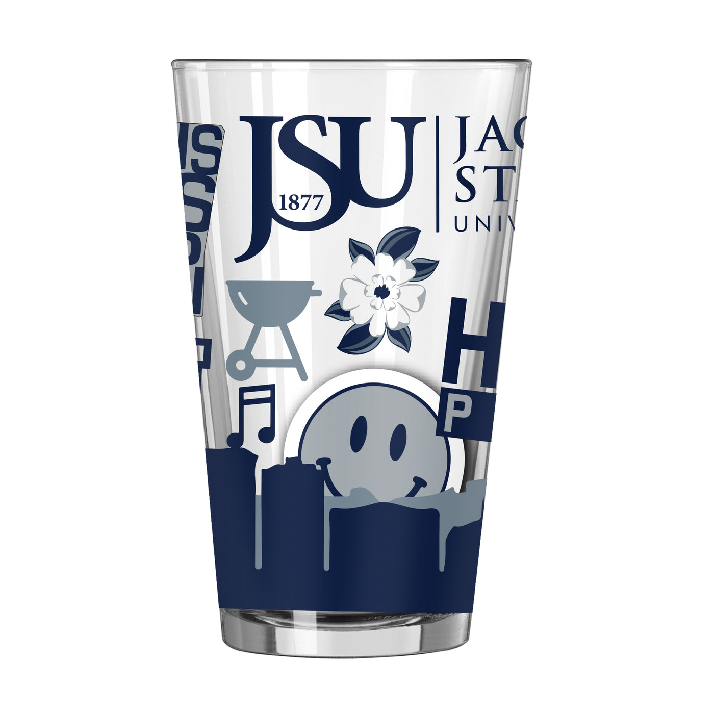 Jackson State 16oz Native Pint Glass
