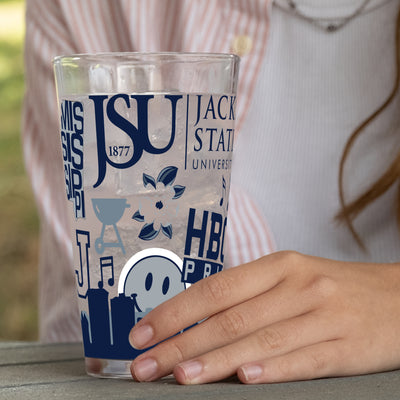 Jackson State 16oz Native Pint Glass