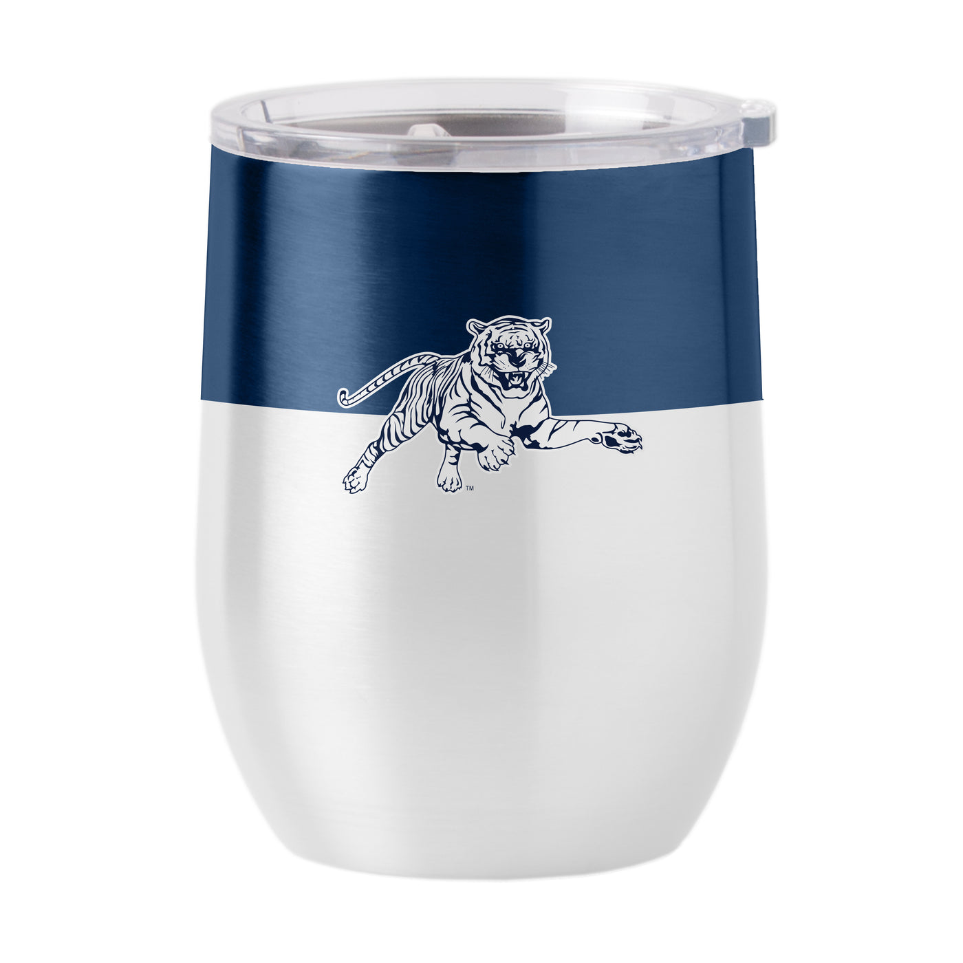 Jackson State Colorblock 16oz Stainless Curved Beverage