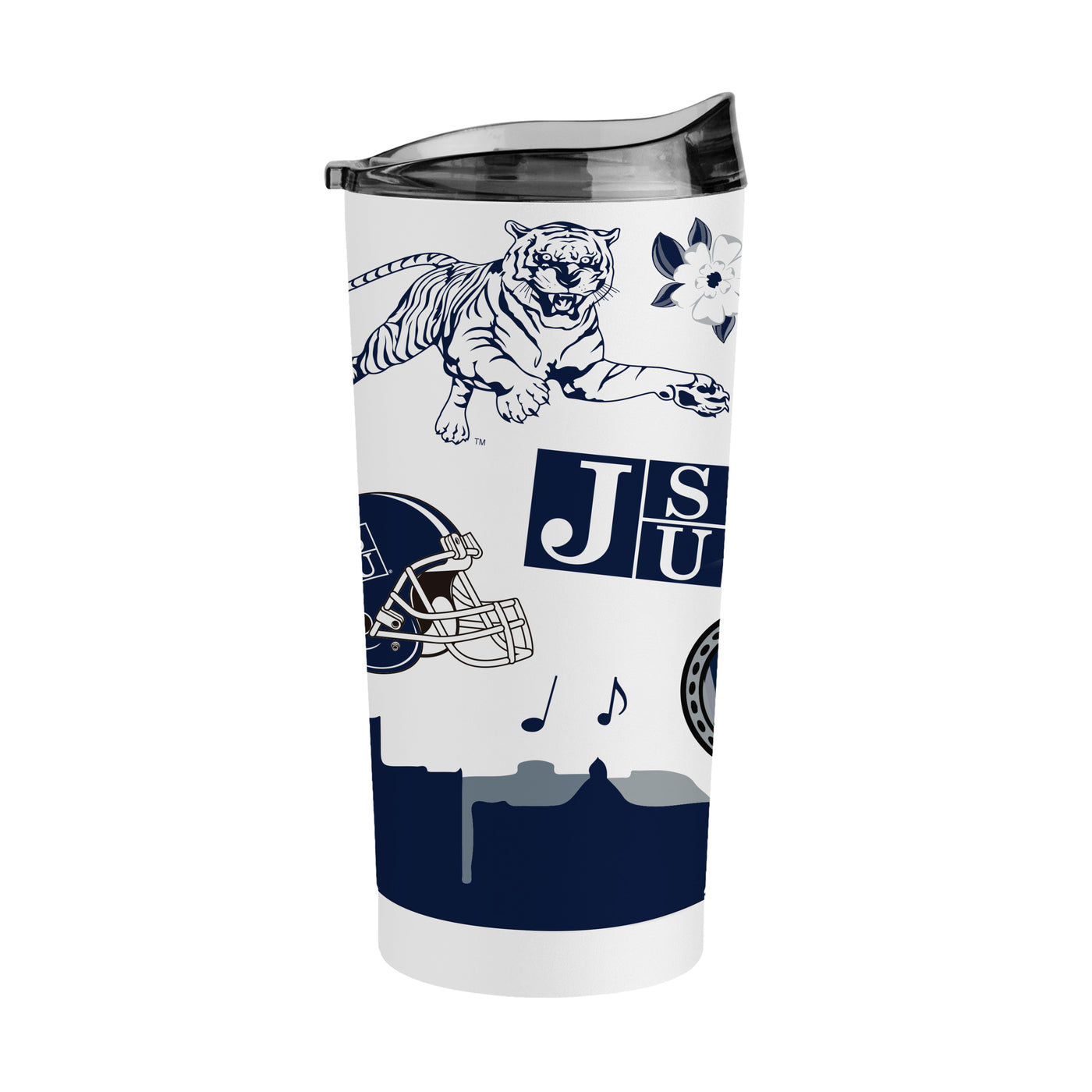 Jackson State 20oz Native Powder Coat Tumbler