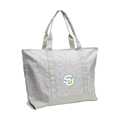 Southern University Leopard Pattern Tote - Logo Brands