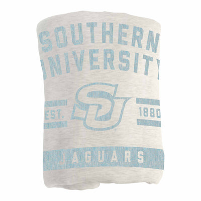 Southern University Oatmeal Sweatshirt Blanket - Logo Brands