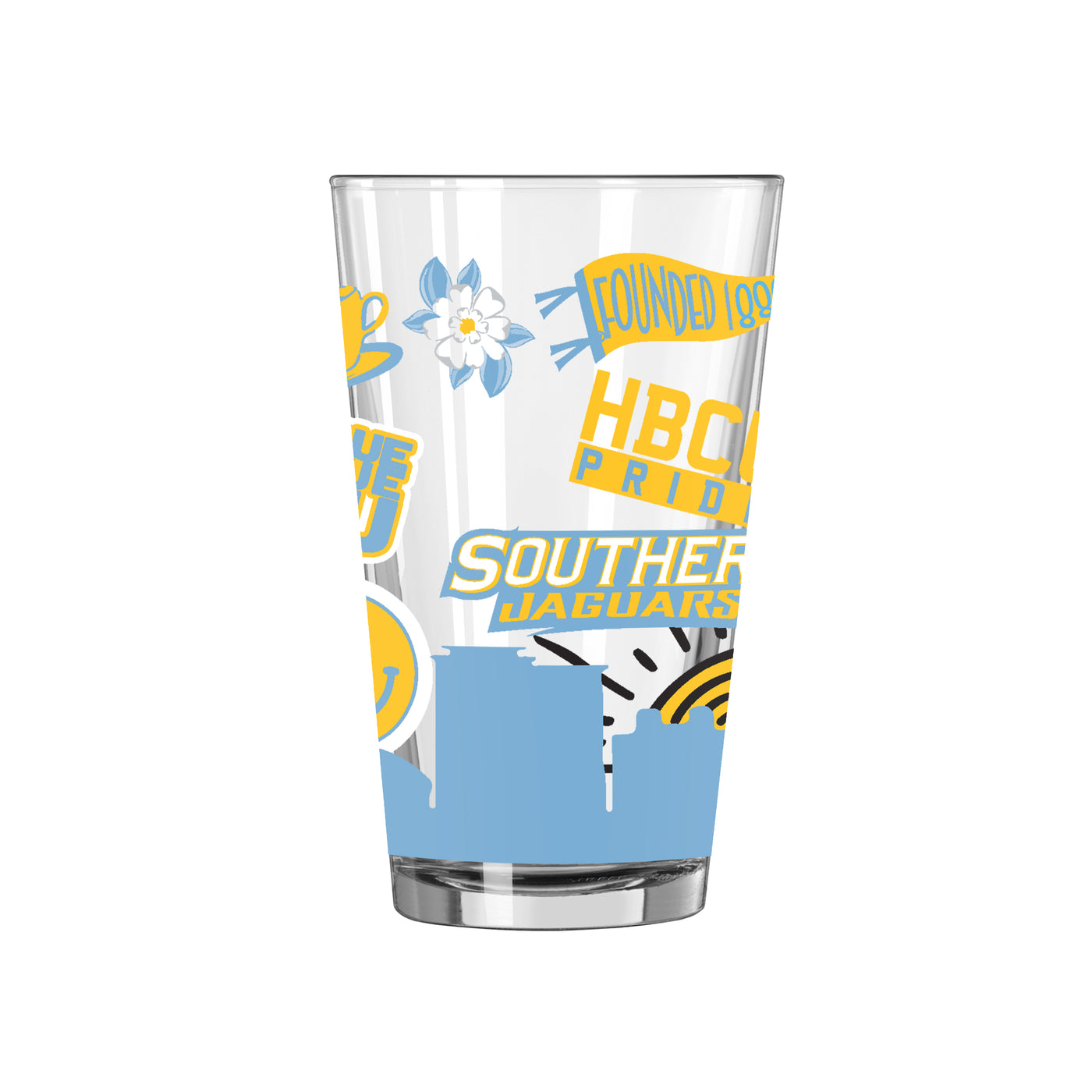 Southern University 16oz Native Pint Glass