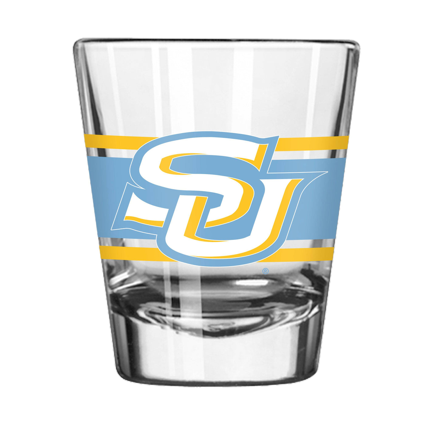 Southern University 2oz Stripe Shot Glass