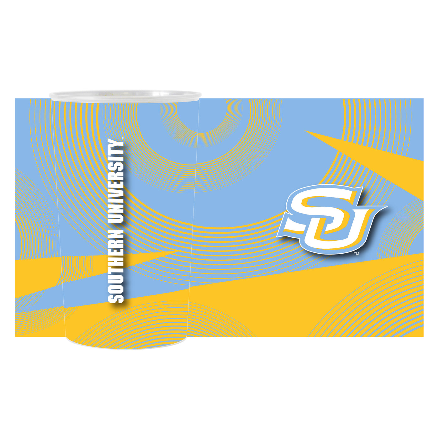 Southern University Geometric Hardwall Cup 4 Pack