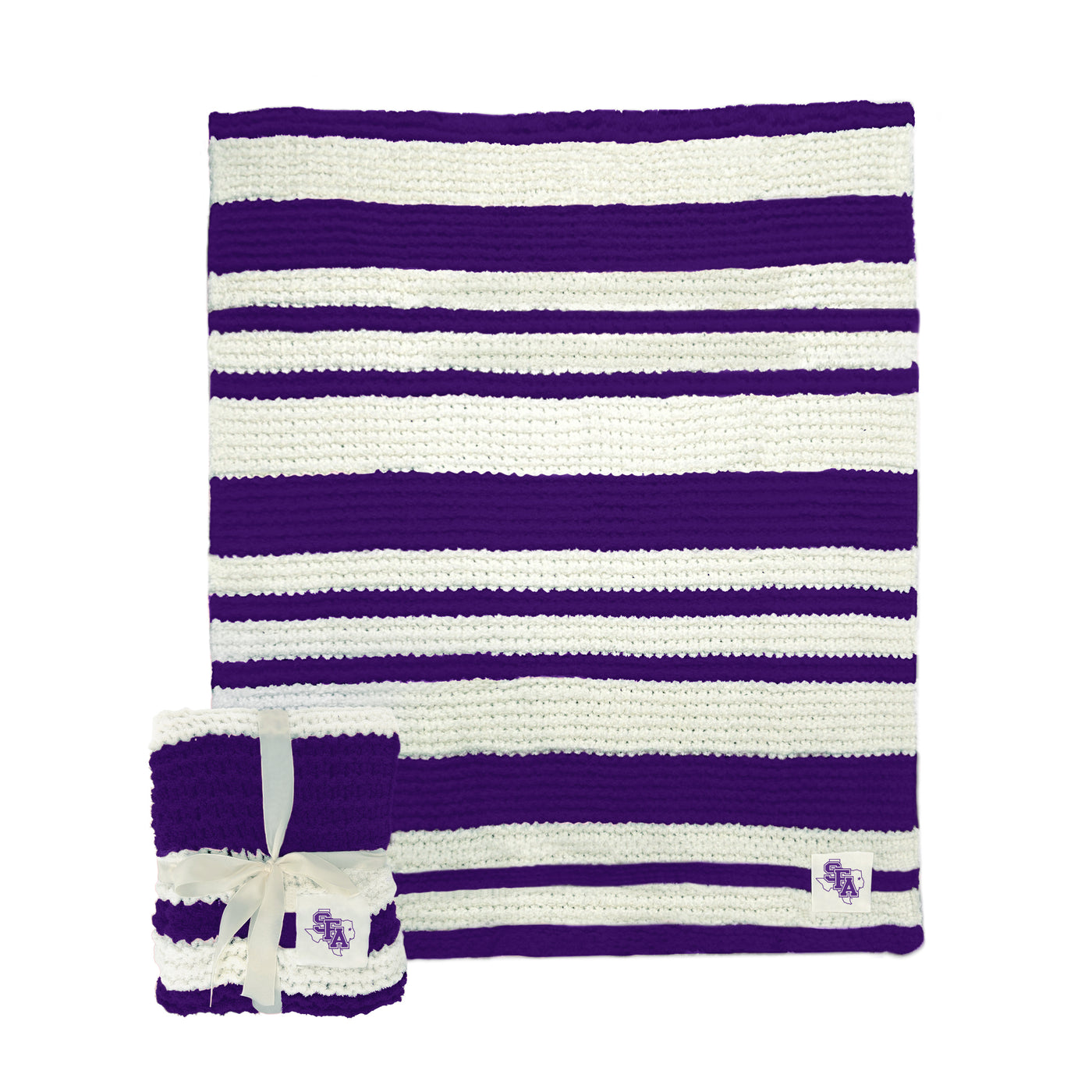 Stephen F Austin Cable Knit Throw 50x60