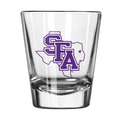 Stephen F Austin 2oz Gameday Shot Glass