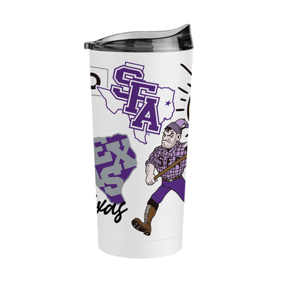 Stephen F Austin 20oz Native Powder Coat Tumbler