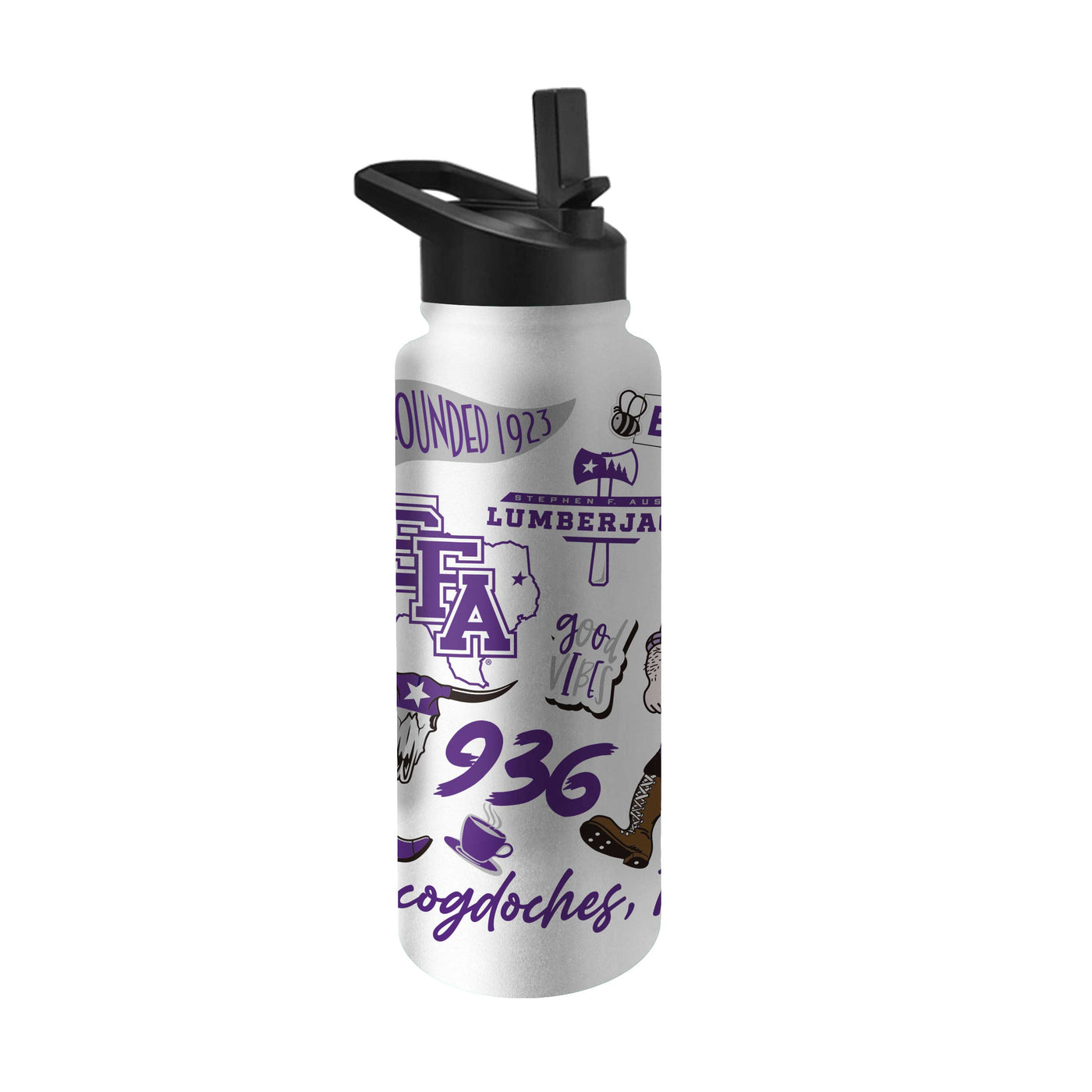 Stephen F Austin 34oz Native Quencher Bottle