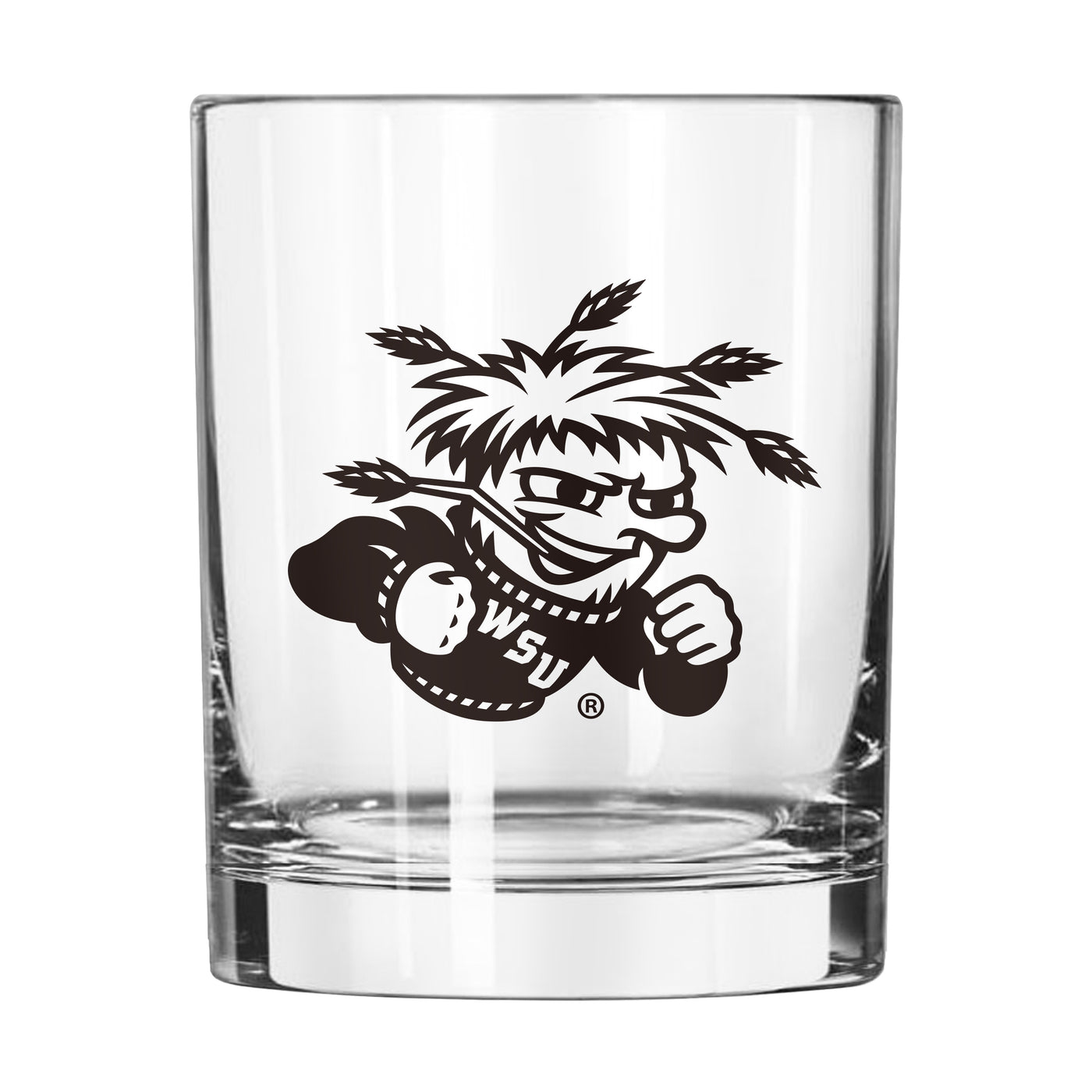 Wichita State 14oz Gameday Rocks Glass