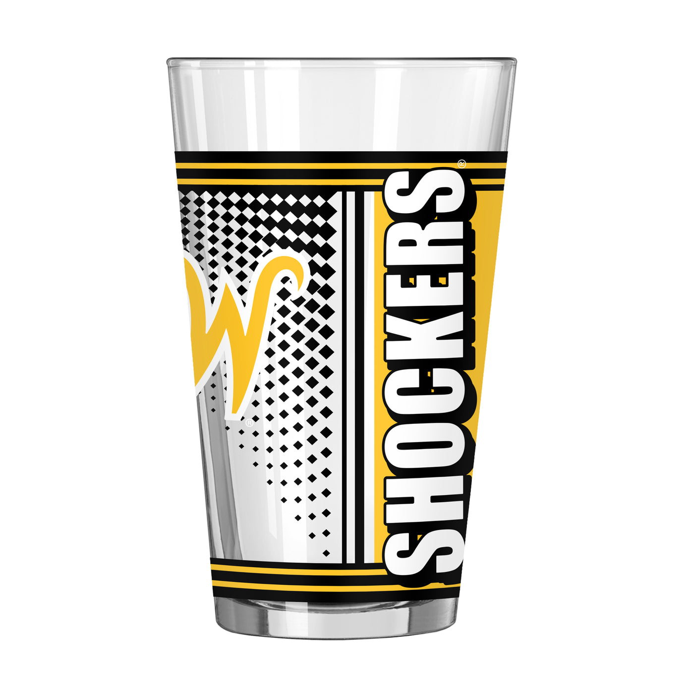 Wichita State 16oz Hero Pint Glass - Logo Brands