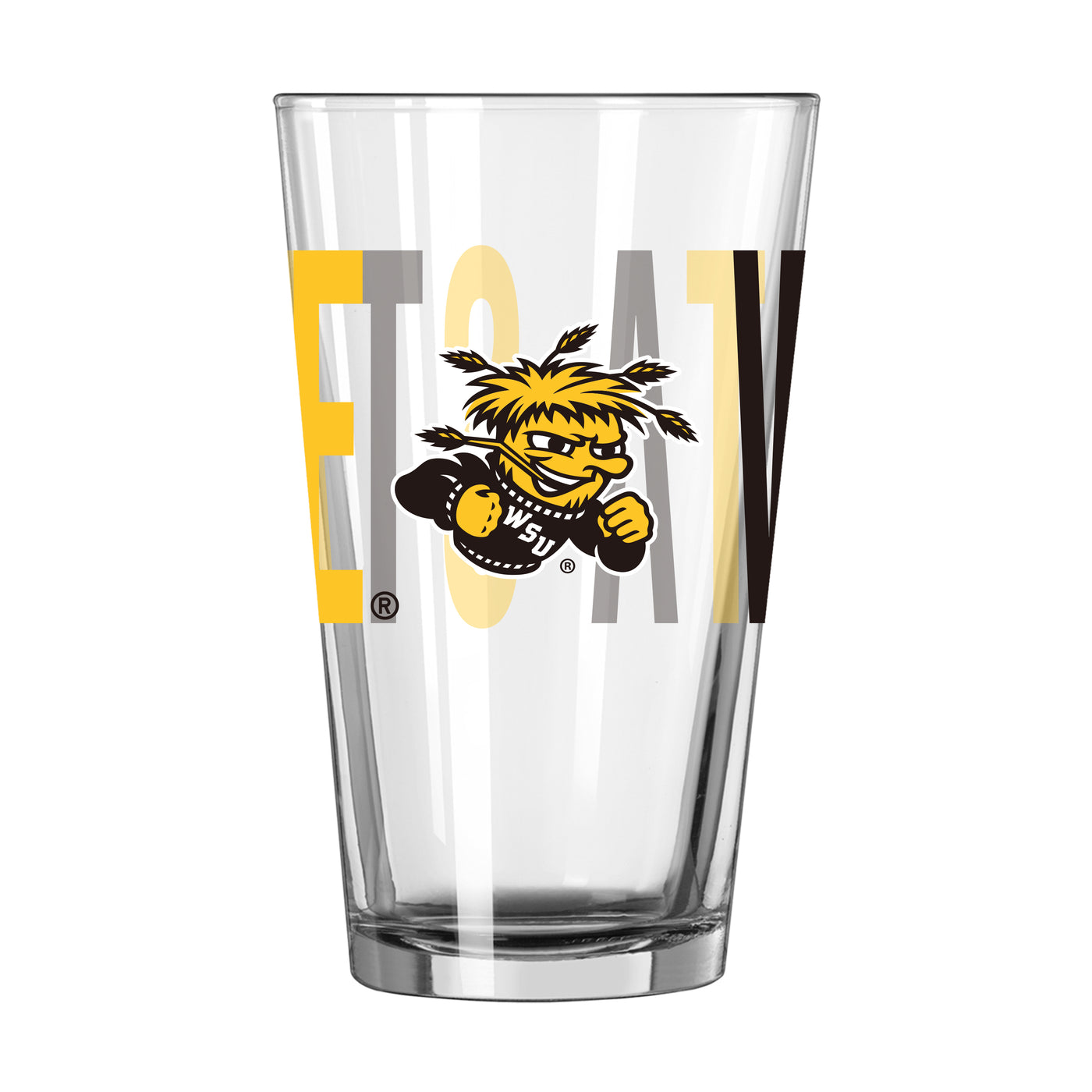 Wichita State 16oz Overtime Pint Glass