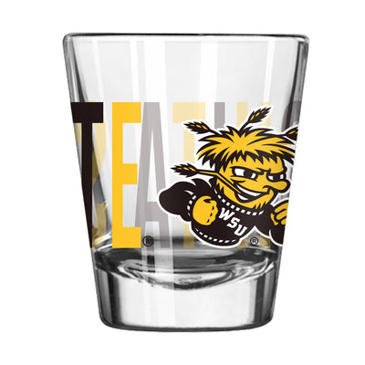 Wichita State 2oz Overtime Shot Glass