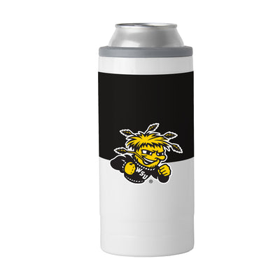 Wichita State 12oz Colorblock Slim Can Coolie - Logo Brands
