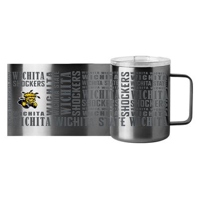 Wichita State 15oz Replay Stainless Steel Mug