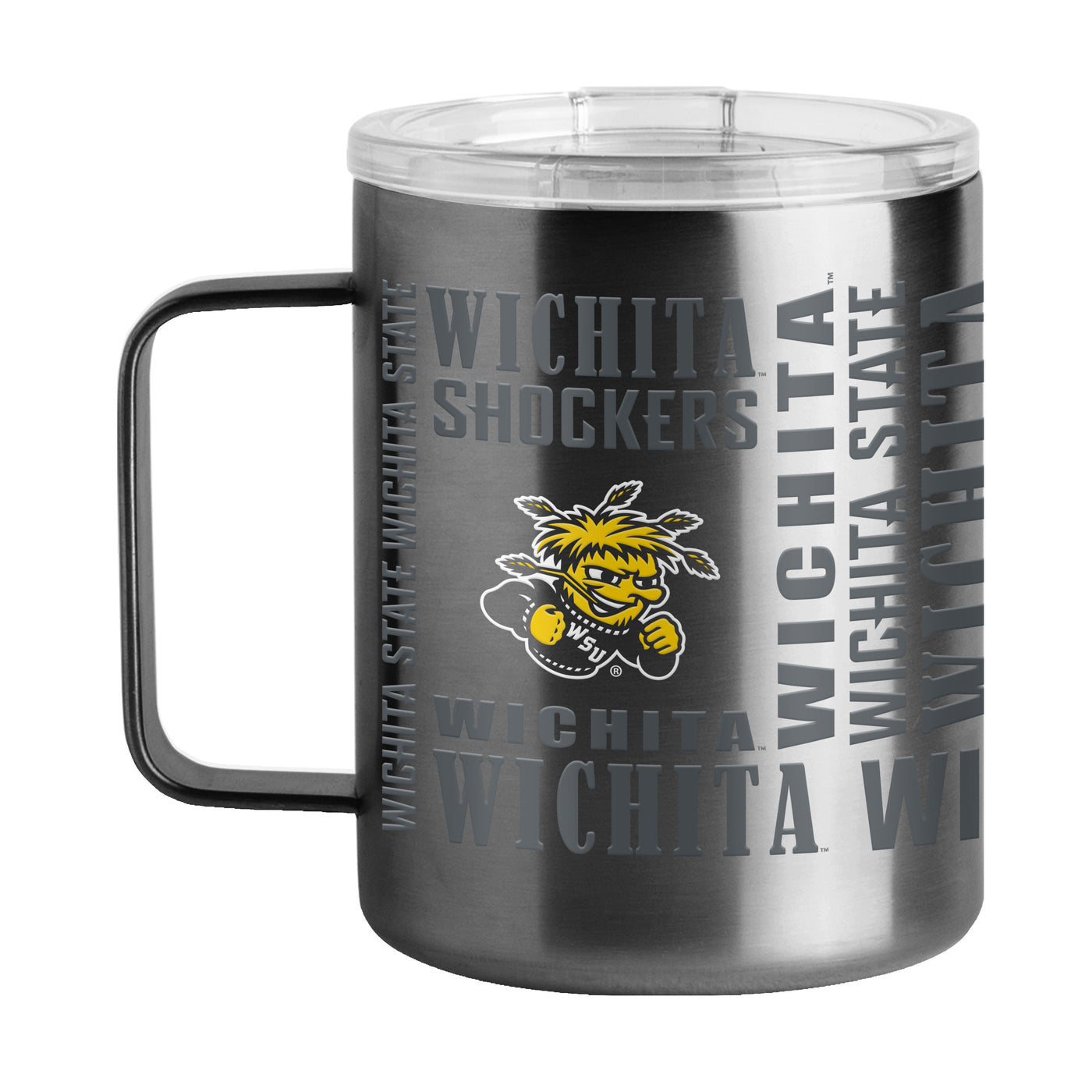 Wichita State 15oz Replay Stainless Steel Mug