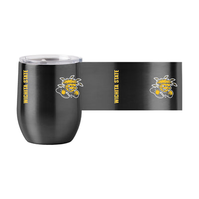 Wichita State 16oz Gameday Stainless Curved Beverage