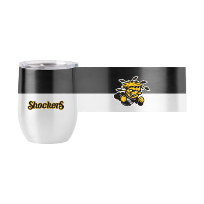 Wichita State 16oz Colorblock Stainless Curved Beverage