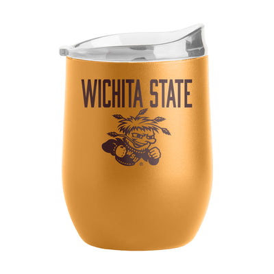Wichita State 16oz Huddle Powder Coat Curved Bev