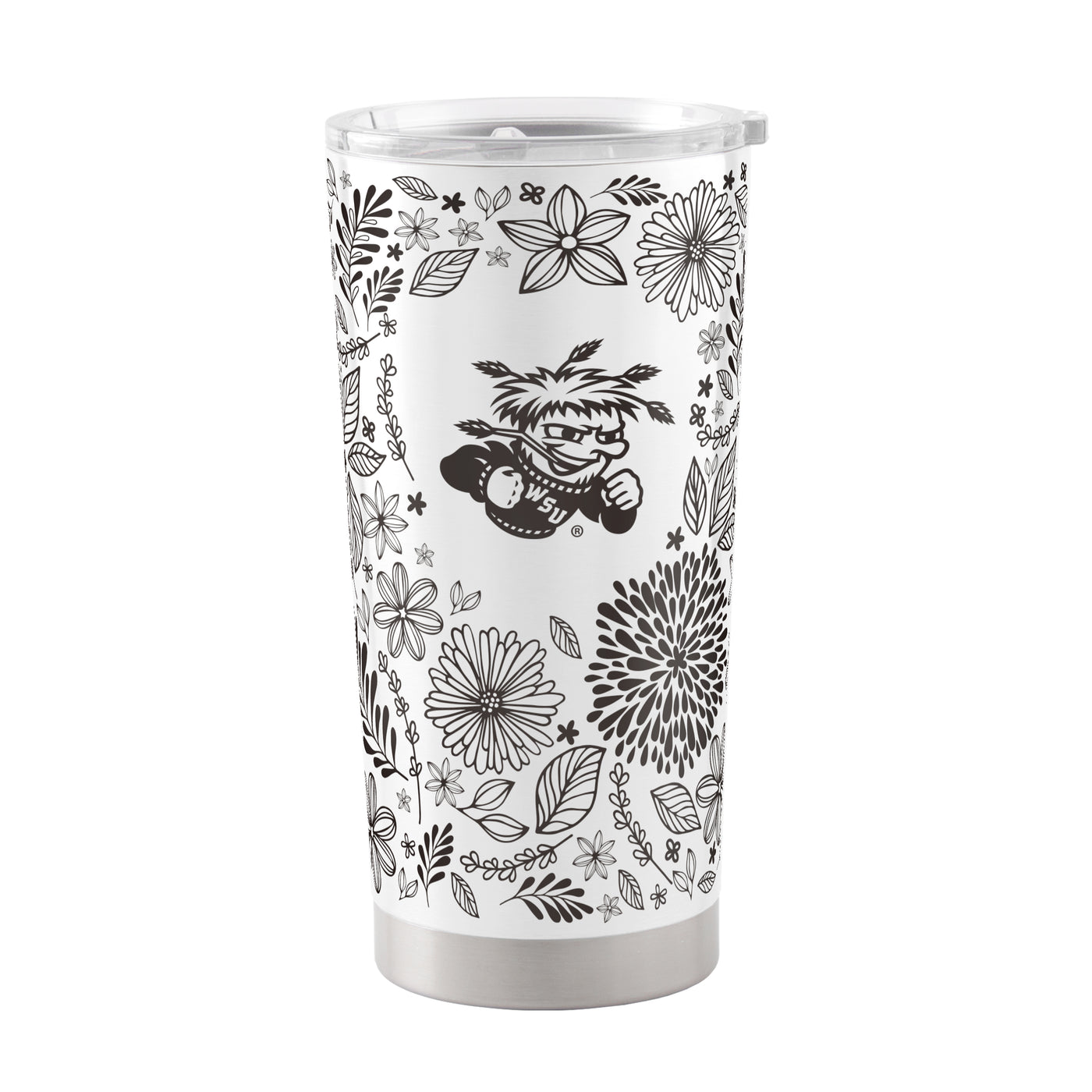 Wichita State 20oz Botanical Stainless Steel Tumbler