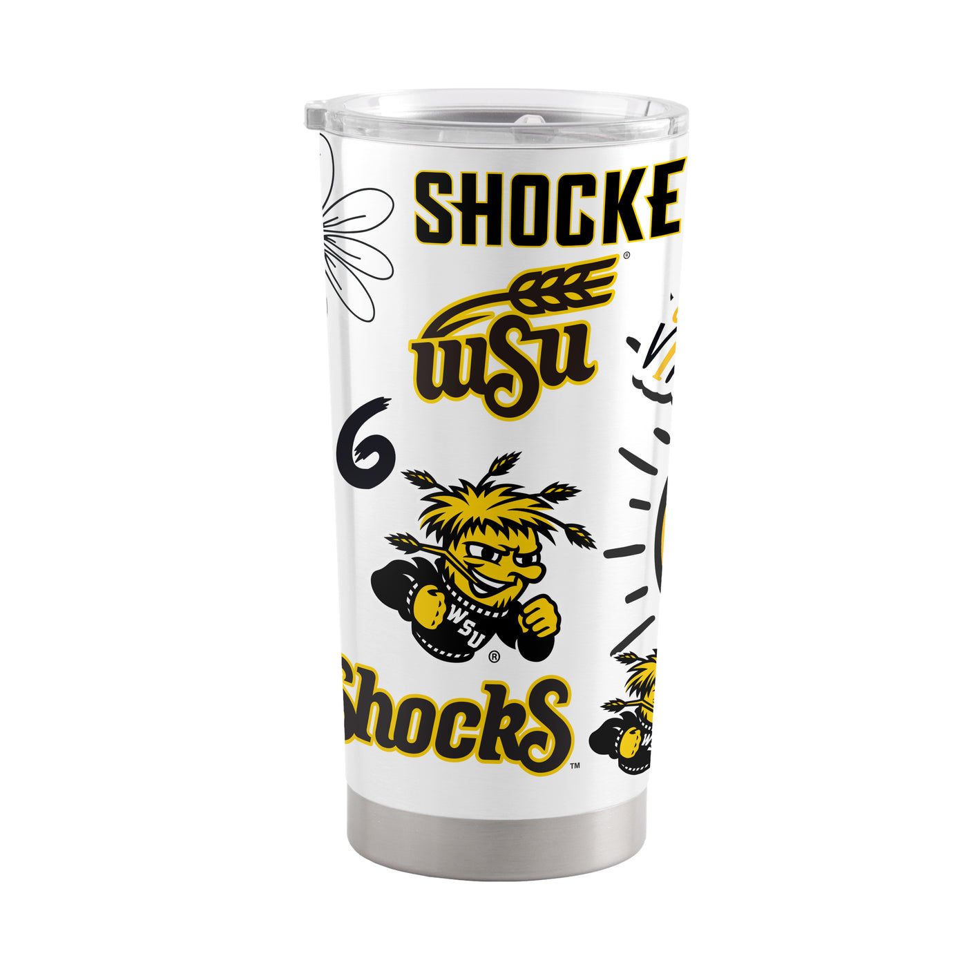 Wichita State 20oz Native Stainless Tumbler