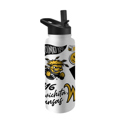 Wichita State 34oz Native Quencher Bottle