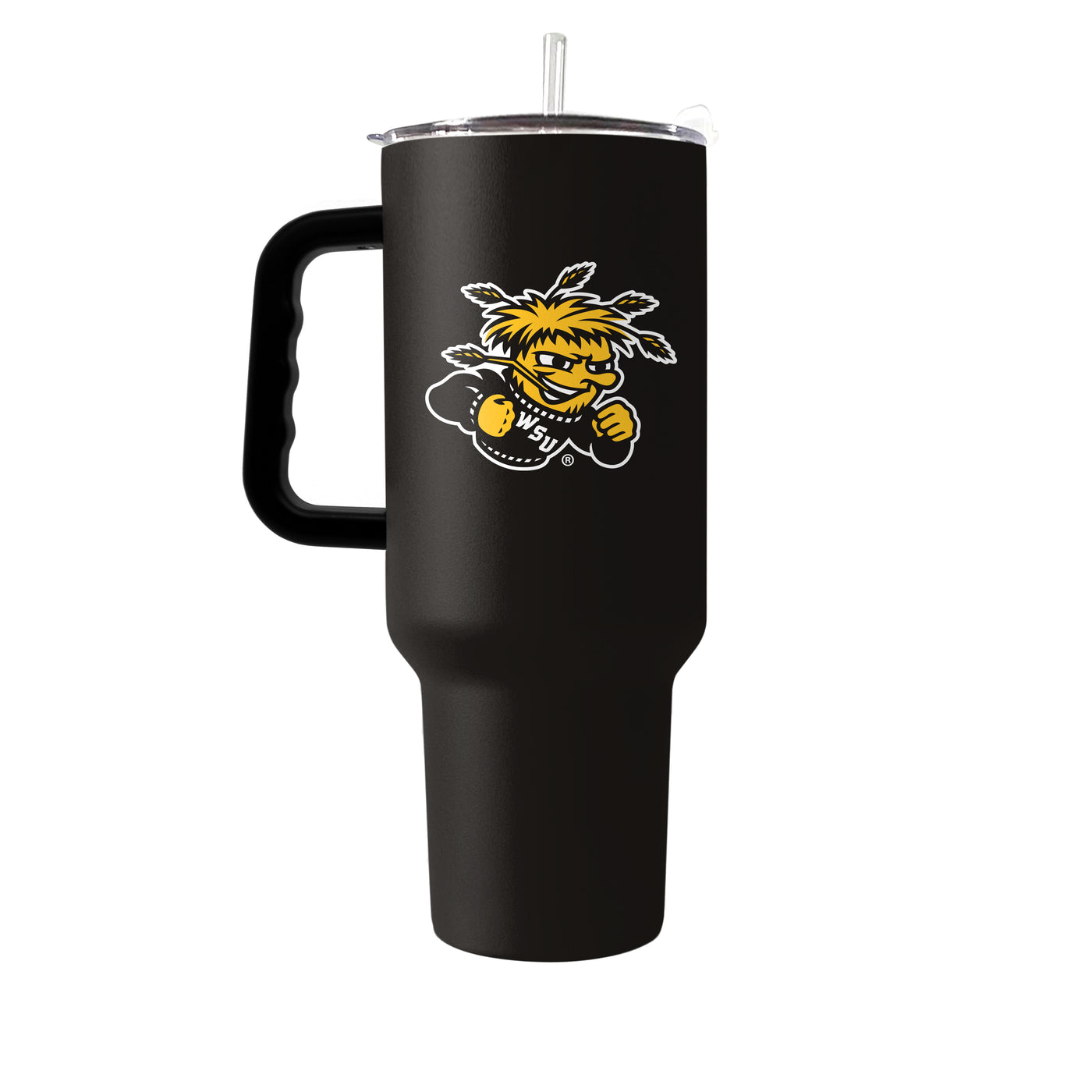 Wichita State 40oz Flipside Powder Coat Tumbler - Logo Brands