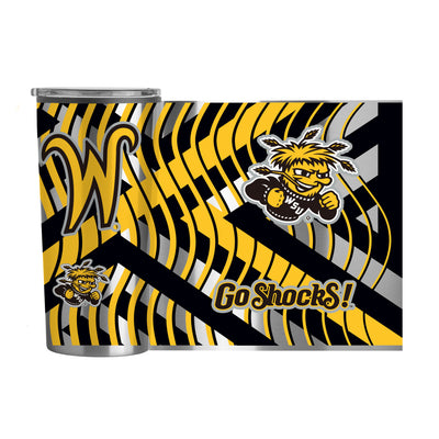 Wichita State 20oz Flex Plastic Wall Stainless