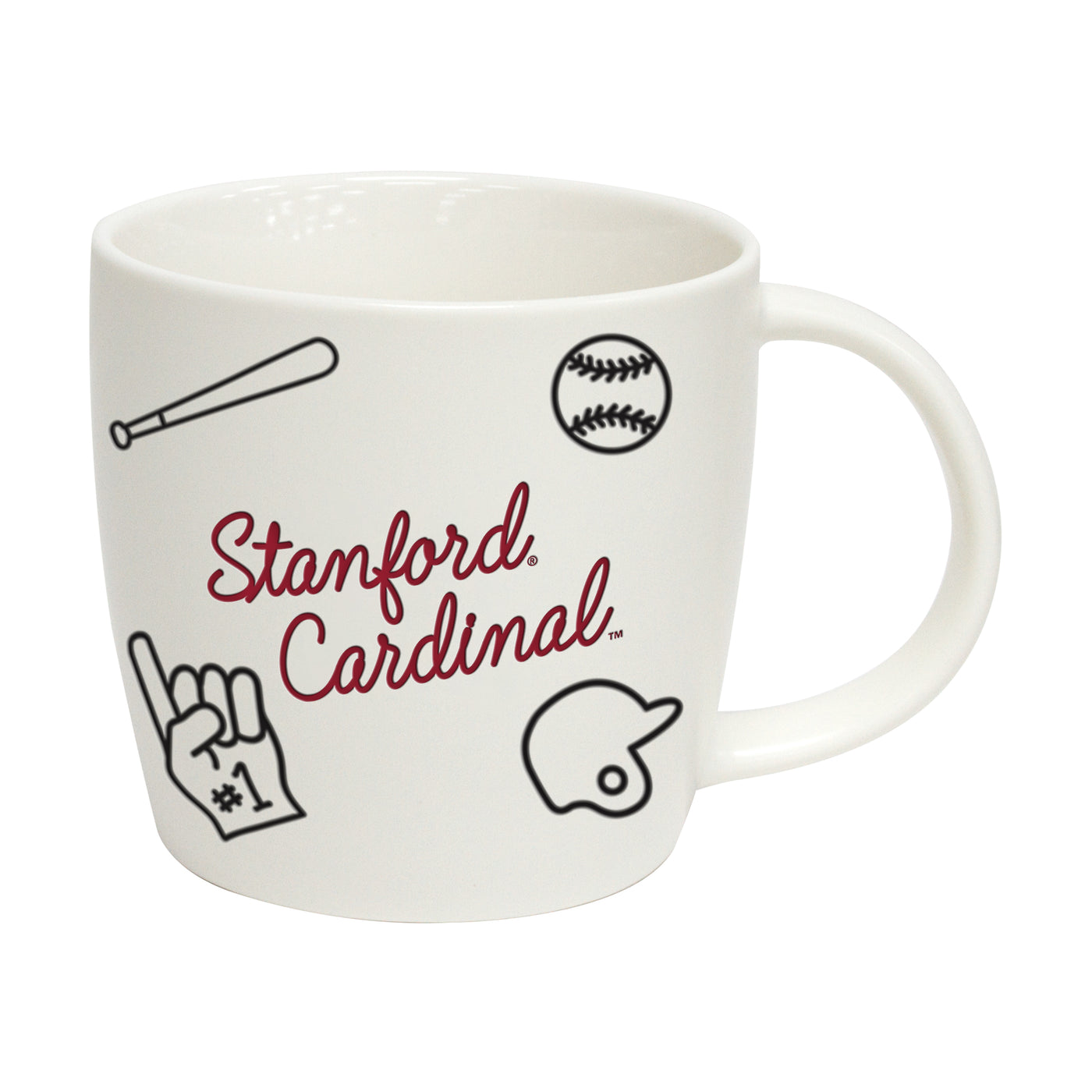Stanford 18oz Baseball Playmaker Mug