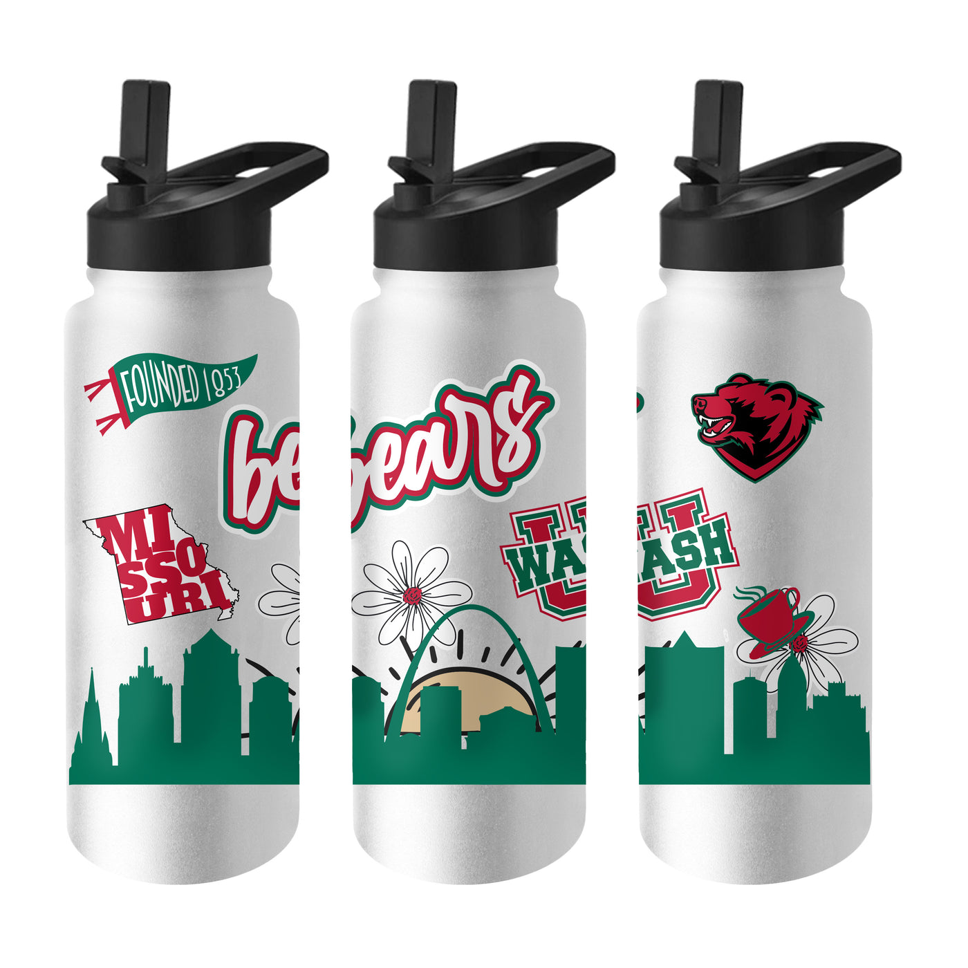 Washington St Louis 34oz Native Quencher Bottle - Logo Brands