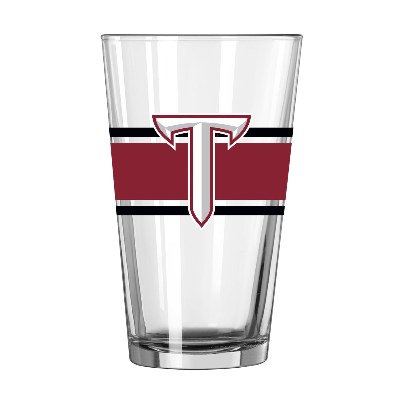 Troy 16oz Stripe Pint Glass - Logo Brands
