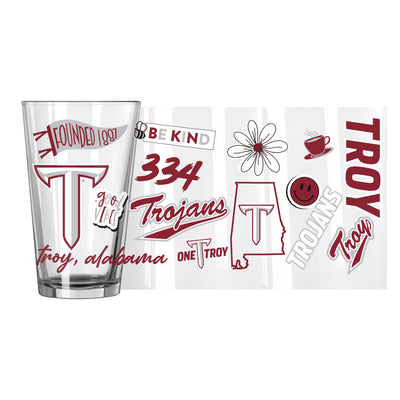Troy 16oz Native Pint Glass