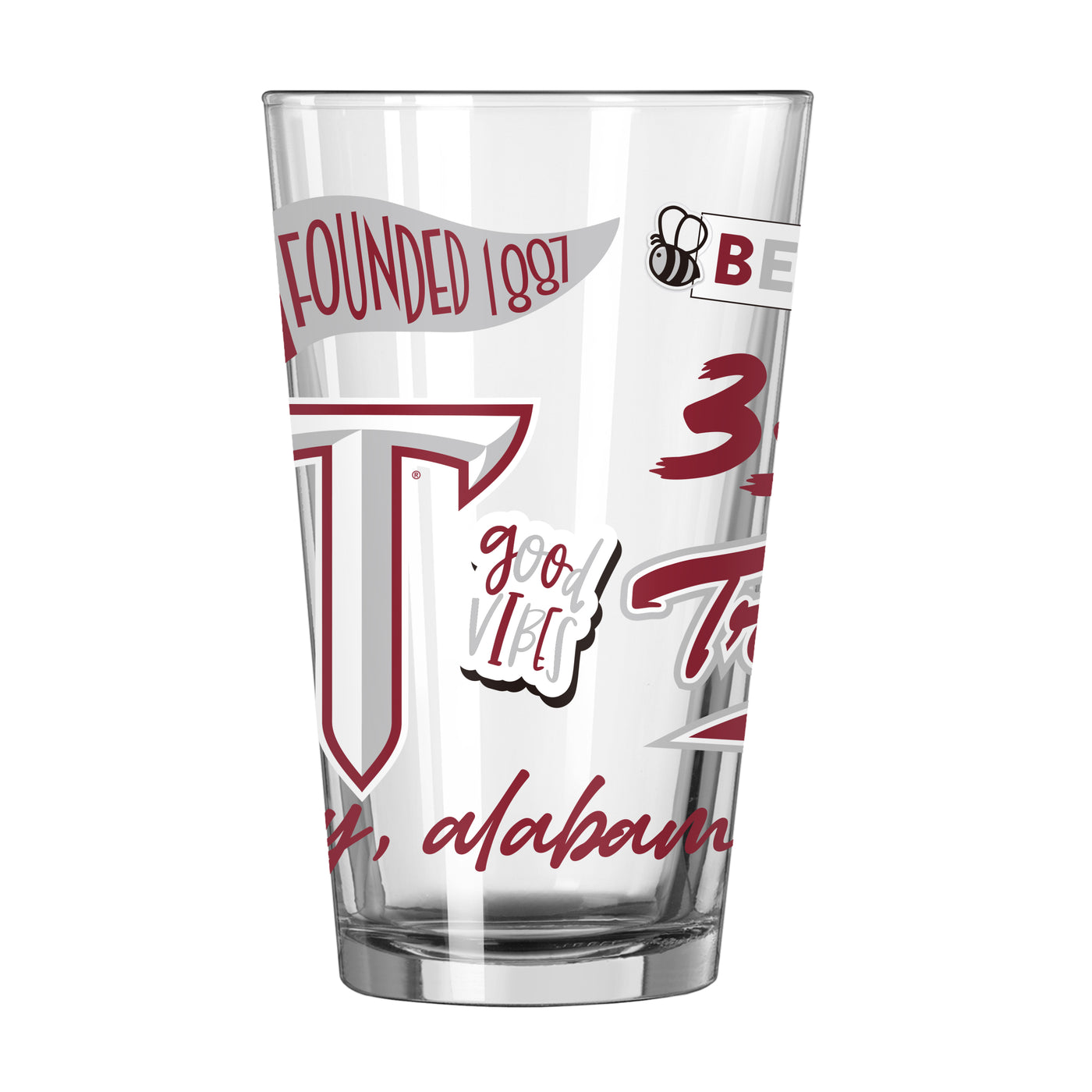 Troy 16oz Native Pint Glass