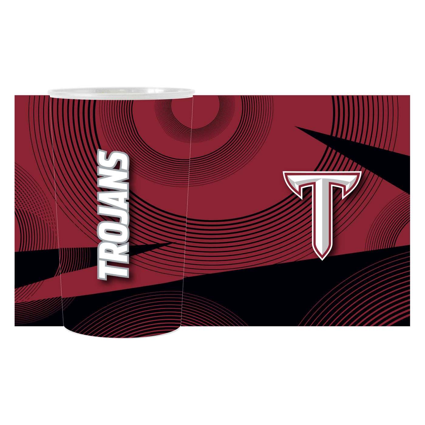 Troy Geometric Hardwall Cup 4 Pack