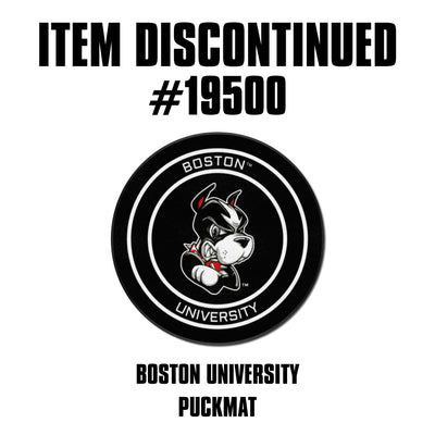 Boston Terriers Hockey Puck Rug