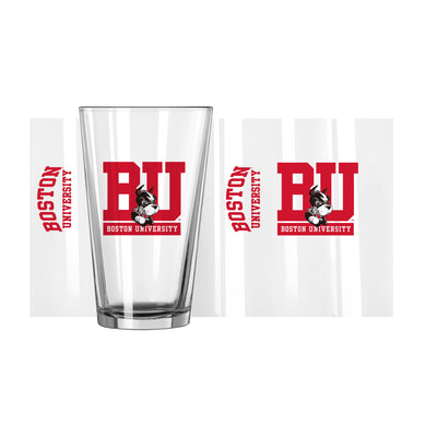 Boston University 16oz Gameday Pint Glass - Logo Brands