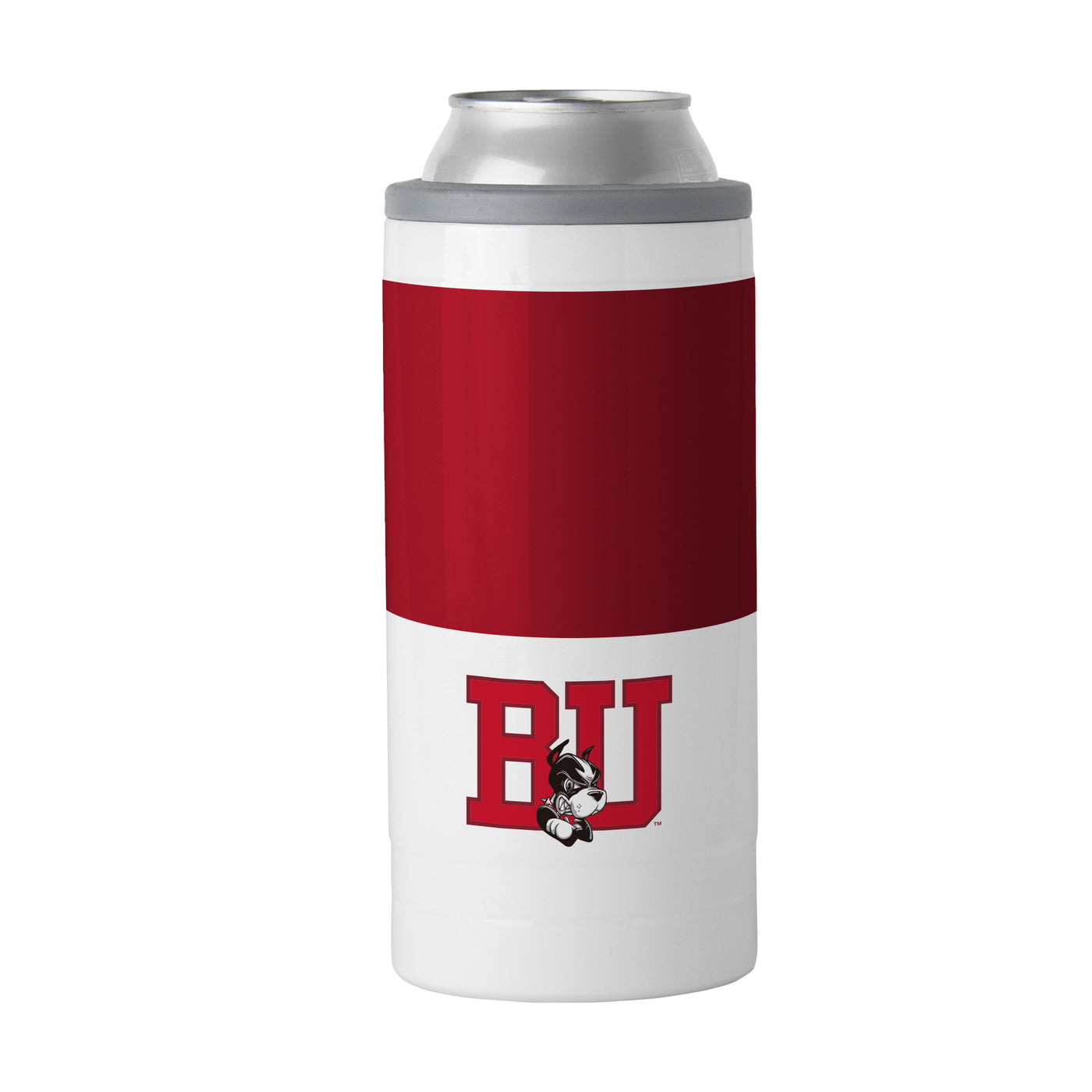 Boston University 12oz Colorblock Slim Can Coolie