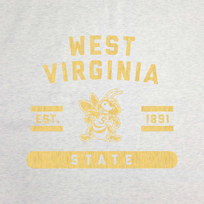 West Virginia State Oatmeal Sweatshirt Blanket