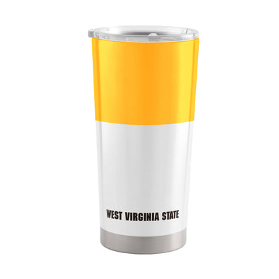 West Virginia State 20oz Colorblock Stainless Tumbler