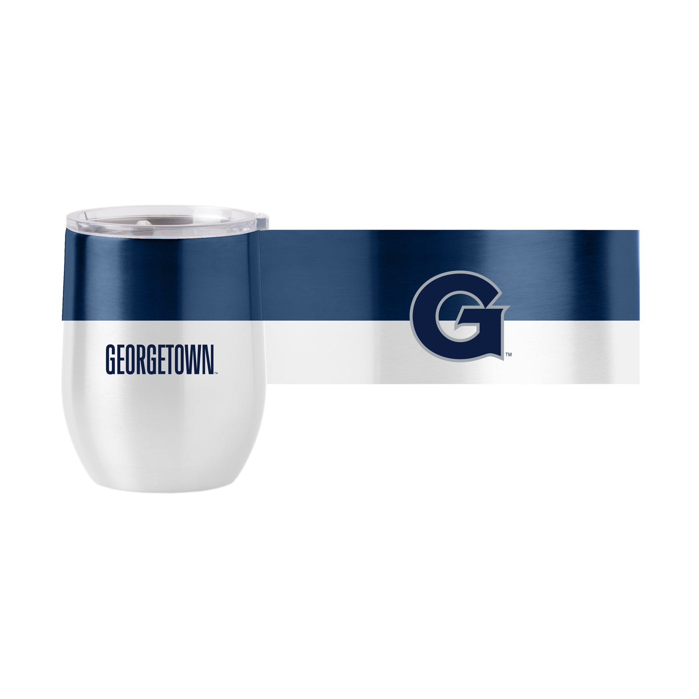 Georgetown 16oz Colorblock Stainless Curved Beverage