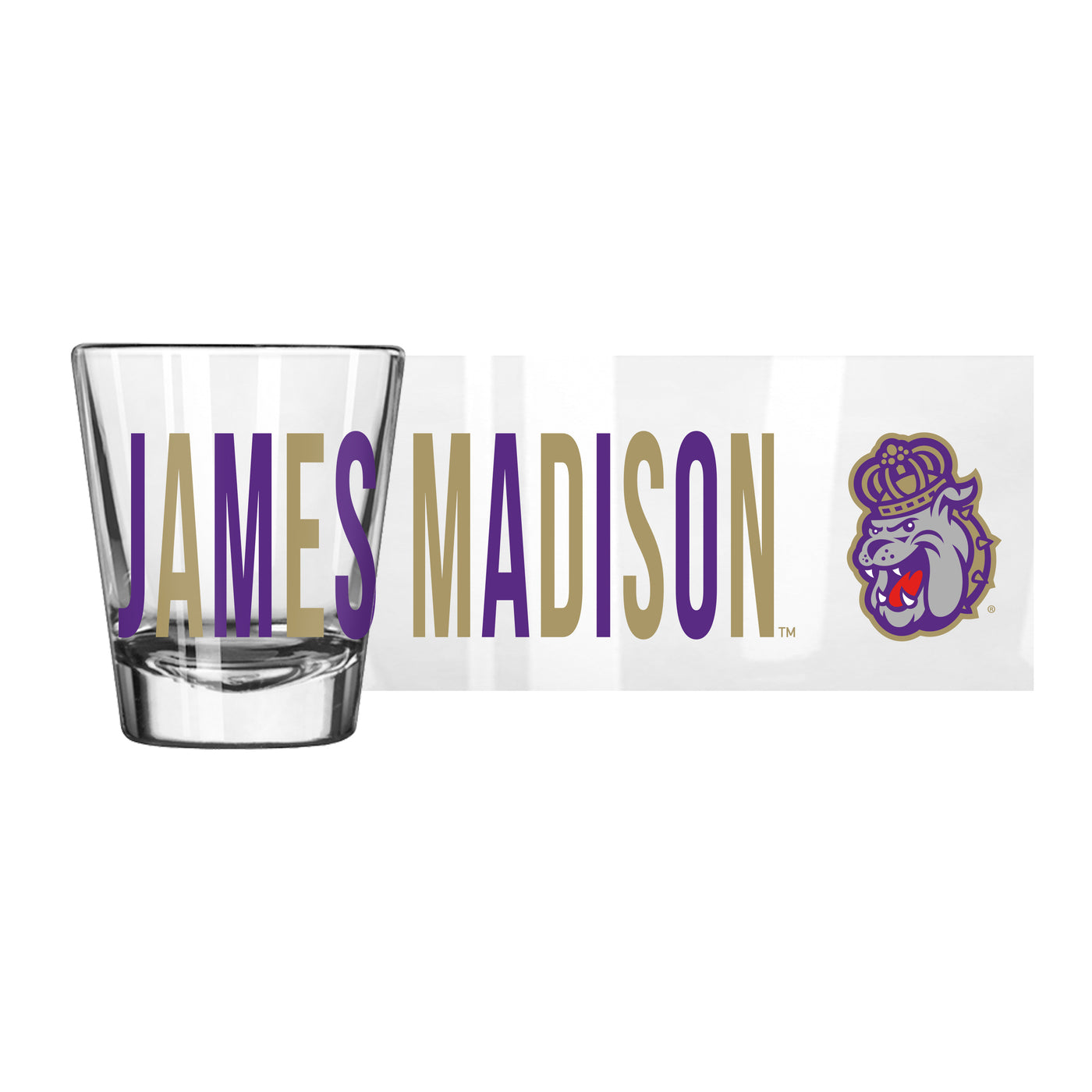 James Madison 2oz Overtime Shot Glass