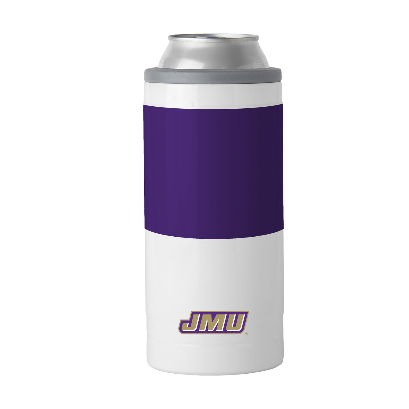 James Madison 12oz Colorblock Slim Can Coolie