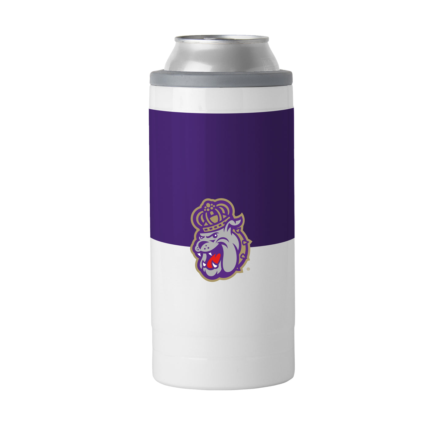 James Madison 12oz Colorblock Slim Can Coolie