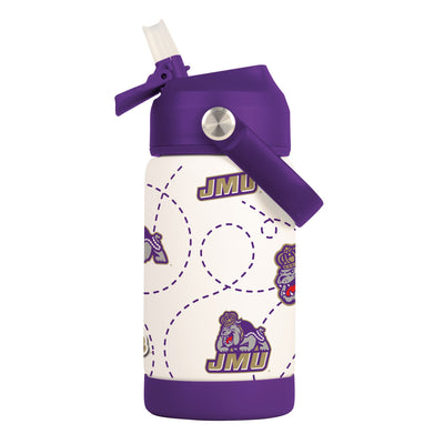James Madison 12oz Mascot SS Kids Bottle
