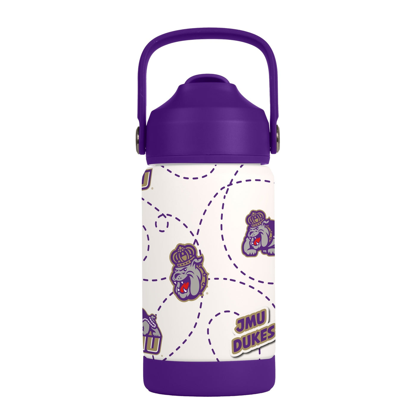 James Madison 12oz Mascot SS Kids Bottle