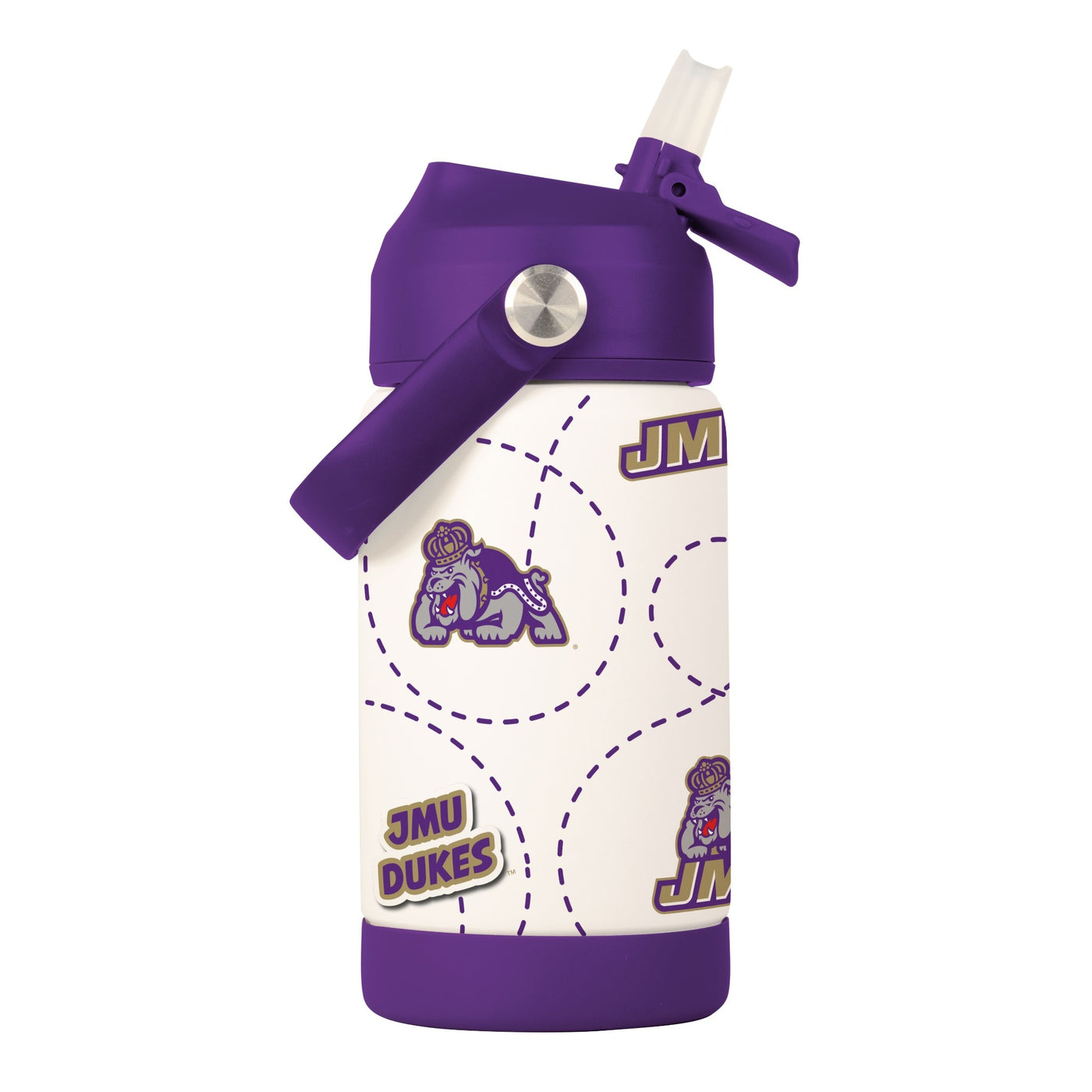 James Madison 12oz Mascot SS Kids Bottle