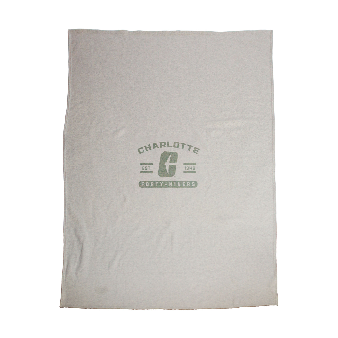 North Carolina Charlotte Sublimated Sweatshirt Blanket