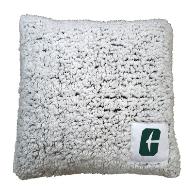 North Carolina Charlotte Frosty Throw Pillow - Logo Brands
