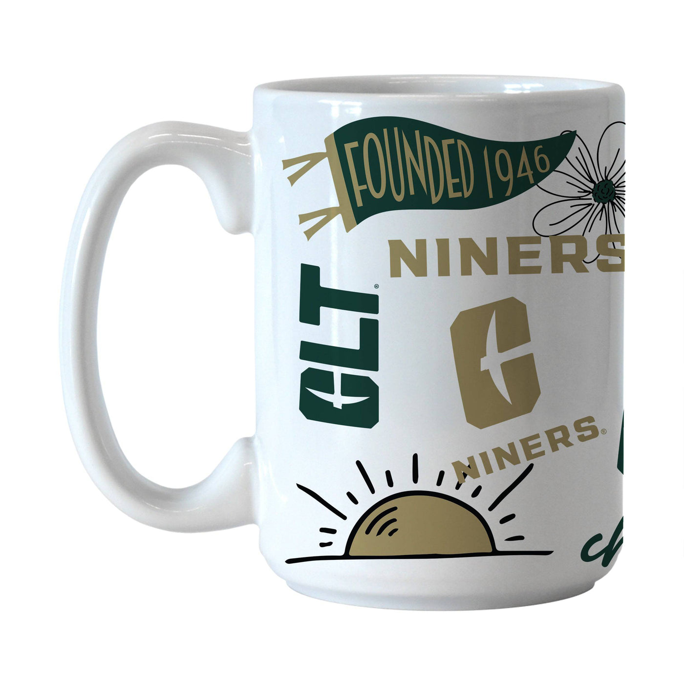 North Carolina Charlotte 15oz Native Sublimated Mug